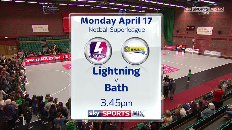 Netball Superleague - Lightning v Bath