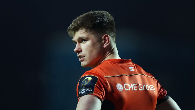 JANUARY 21 2017:  Saracens Captain Owen Farrell looks on during the European Rugby Champions Cup match between Saracens and RC Toulon