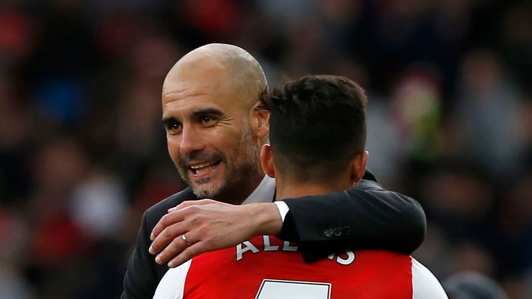 Pep Guardiola says a number of clubs will be monitoring Alexis Sanchez's situation at Arsenal