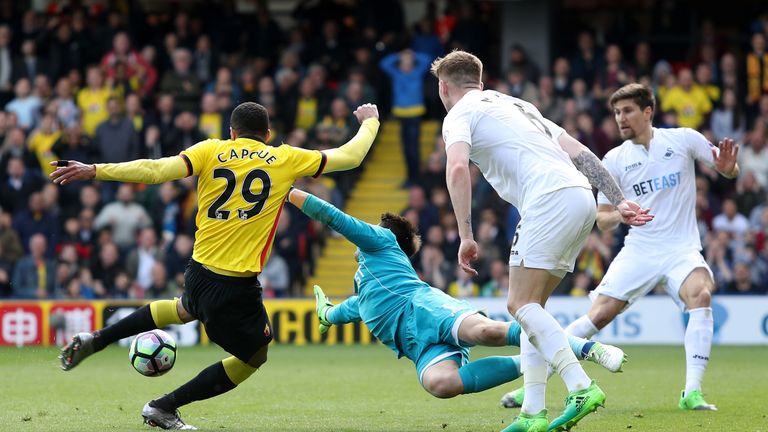 Etienne Capoue opened the scoring for Watford.
