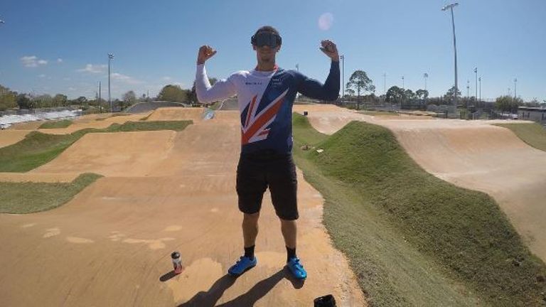 Quillan Isidore getting pumped up for the World Cup series (Instagram @quillan96)