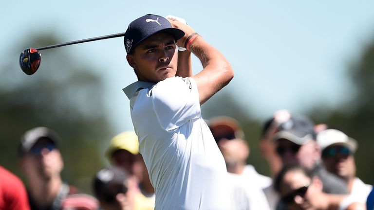 Rickie Fowler during the second round of the Shell Houston Open at the Golf Club of Houston