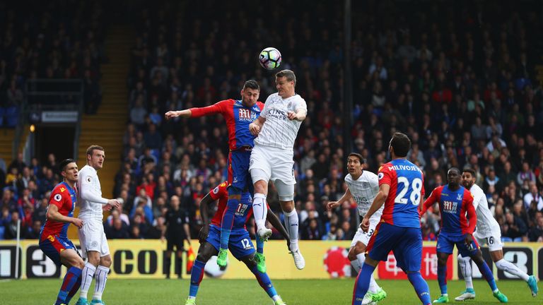 Robert Huth's towering header gave Leicester the early advantage at Selhurst Park