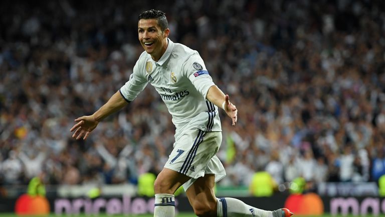 Cristiano Ronaldo became the first player to score 100 Champions League goals