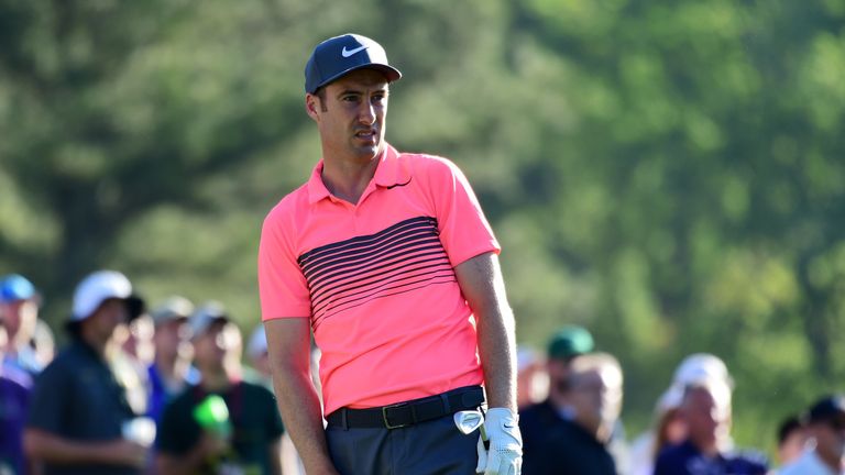 Ross Fisher during a practice round prior to the start of the 2017 Masters