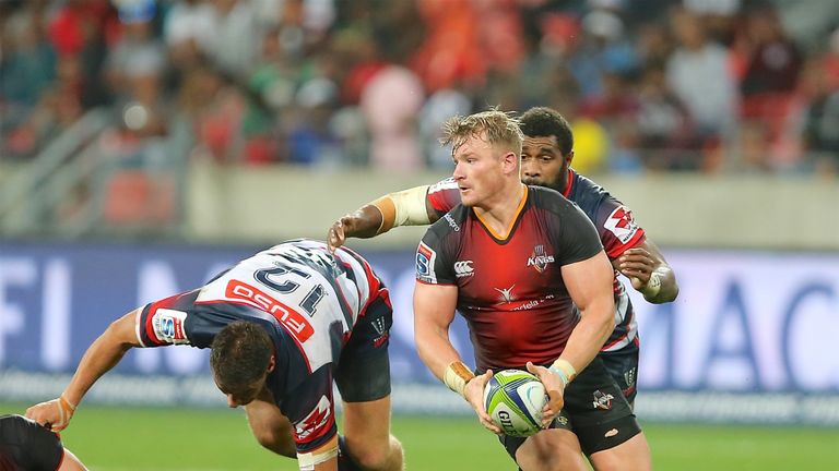 Chris Cloete in action against the Rebels
