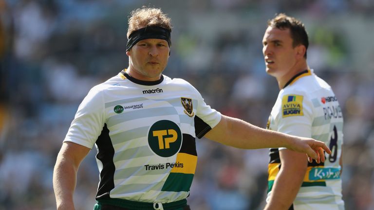 Northampton hooker Dylan Hartley