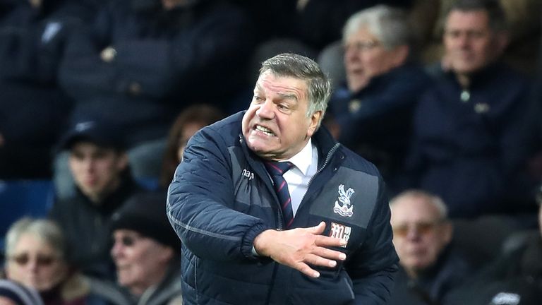 Sam Allardyce has four games left to keep Palace in the top-flight