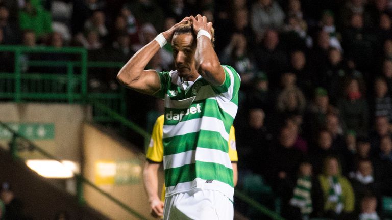 Dejection for Scott Sinclair after his missed penalty