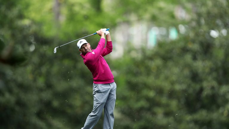 AUGUSTA, GA - APRIL 06:  Sergio Garcia of Spain plays his second shot on the fifth hole  during the first round of the 2017 Masters Tournament at Augusta N