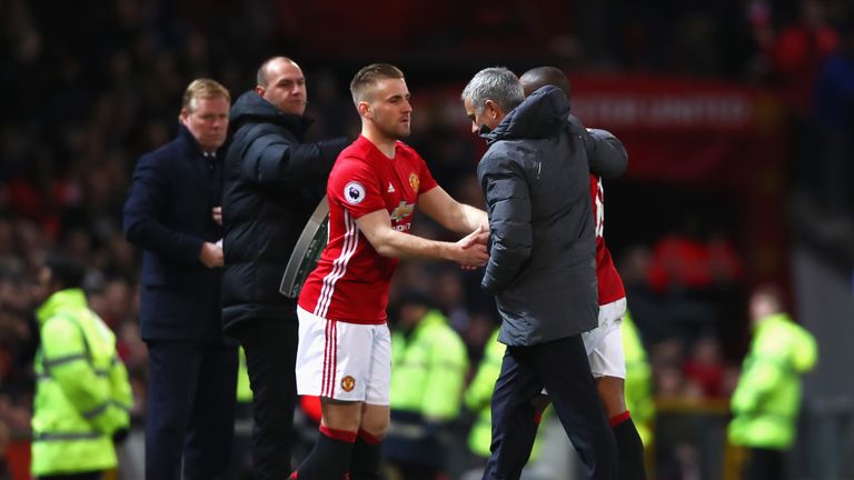 Jose Mourinho was once again critical of Luke Shaw's performance following the 1-1 draw with Everton