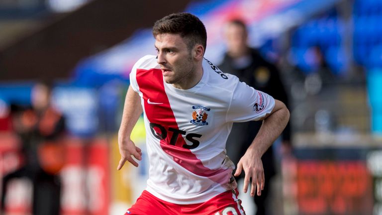 Greg Kiltie has only made eight appearances for Kilmarnock this season after a long spell out through injury. 