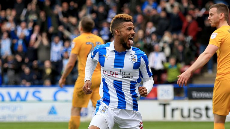 Huddersfield Town's Elias Kachunga and Chris Lowe sign new deals ...