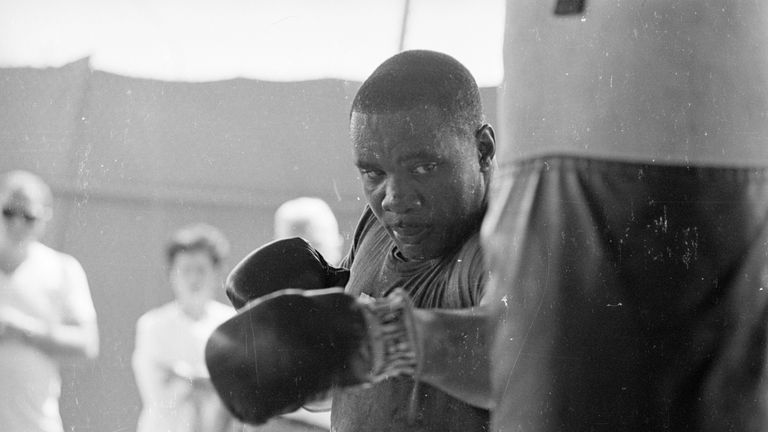14th June 1962:  World heavyweight boxing champion Sonny Liston