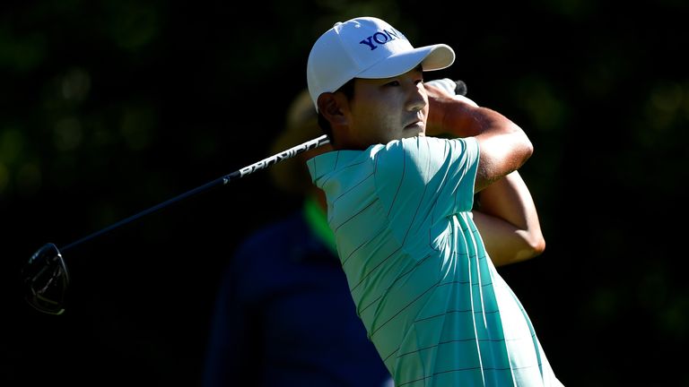 Sung Kang during the second round of the Shell Houston Open