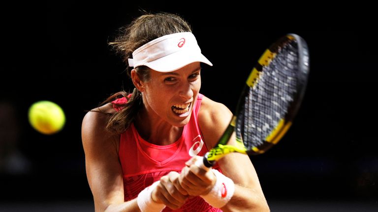 Jo Konta at the Porsche Grand Prix in Stuttgart 