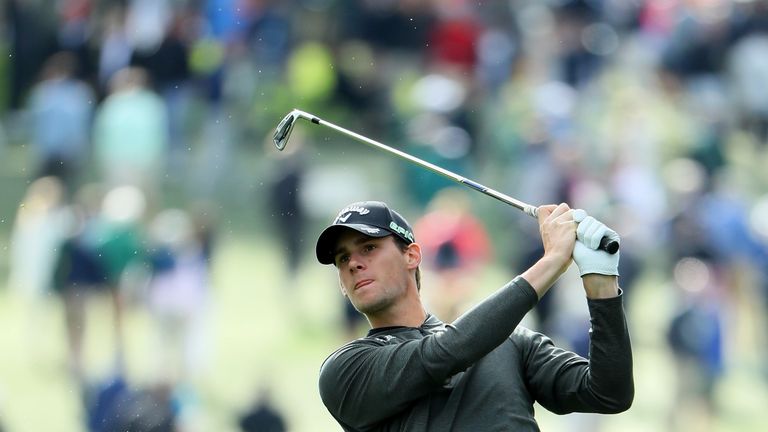 Thomas Pieters hit only five fairways but kept a bogey off his card in a 65