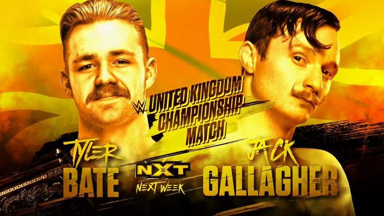 Bate vs Gallagher will be one of the highlights of next week's NXT.
