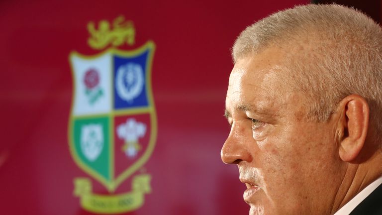 EDINBURGH, SCOTLAND - SEPTEMBER 07 2016:  Warren Gatland is announced as the Head Coach of the British & Irish Lions for the 2017 Tour to New Zealand