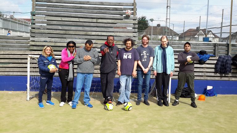 Manisha Tailor with participants at Wingate and Finchley