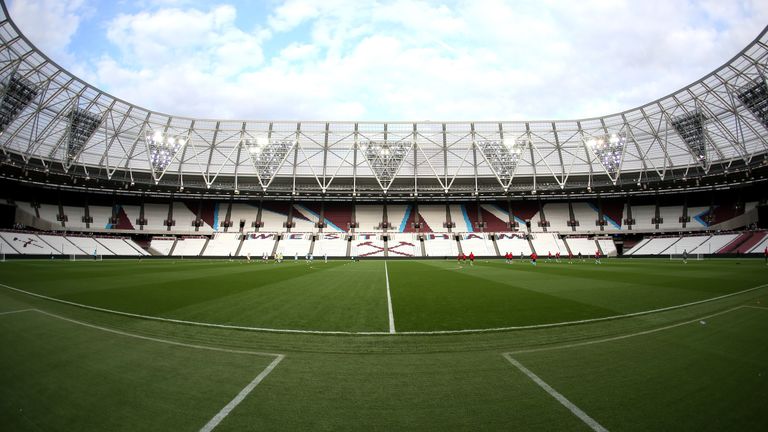 The London Stadium, home of West Ham United