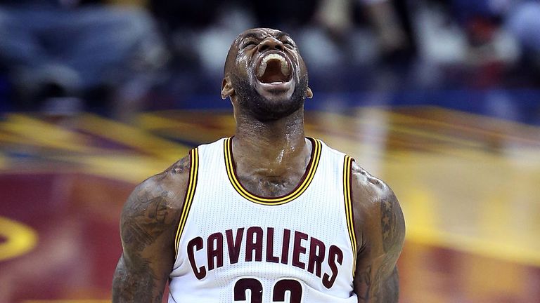 LeBron James' efforts counted for nought against the Warriors