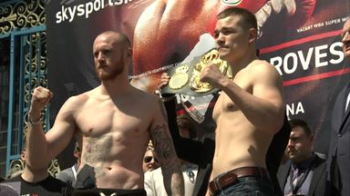 Groves v Chudinov - Weigh-in