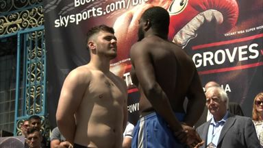 Allen v Thomas - Weigh-in