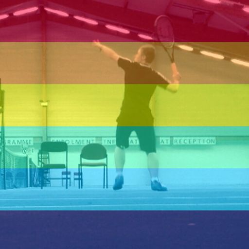 Rainbow Laces: 'Tennis saved my life'
