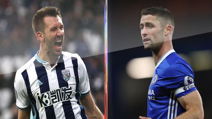 West Brom's Gareth McAuley and Chelsea's Gary Cahill are the top-scoring centre-backs in the Premier League this season