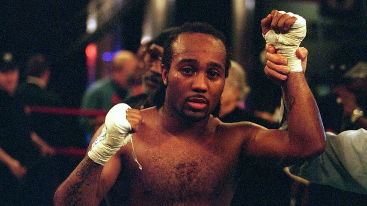 27 Jan 2001:  Ricardo Williams Jr. poses after the fight against Anthony Simpkins at Madison Square Garden in New York, New York.   Williams Jr. defeated A