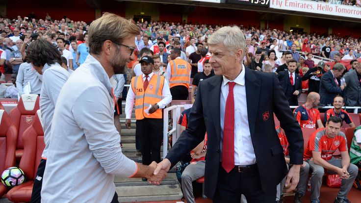 Jurgen Klopp and Arsene Wenger are vying for a Champions League spot
