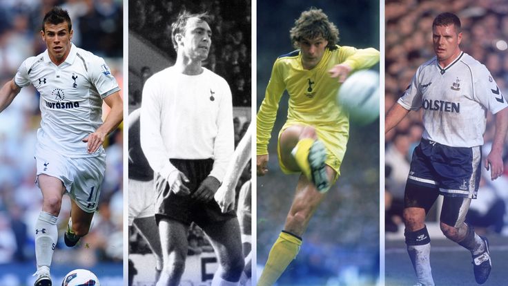 Tottenham Hotspur greats - Gareth Bale, Jimmy Greaves, Glenn Hoddle, Paul Gascoigne