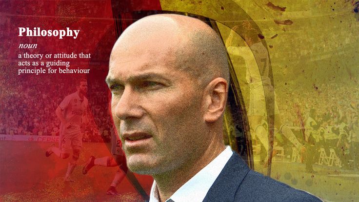 What is the philosophy of Real Madrid coach Zinedine Zidane?