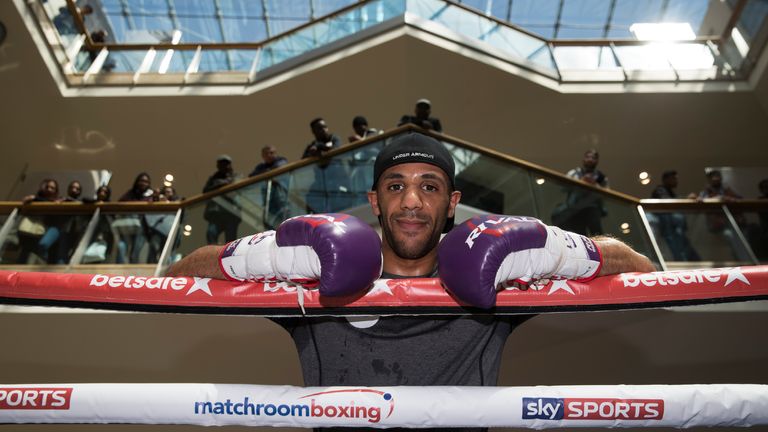 Kal Yafai takes part in a Open workout at the Bullring ahead of his WBA World Super-Flyweight title defence against Suguru Muranaka on Saturday Night at th