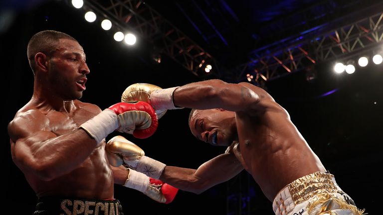 BROOK-SPENCE PROMOTION
BRAMALL LANE,
SHEFFIELD,
PIC;LAWRENCE LUSTIG
IBF WORLD WELTERWEIGHT TITLE
KELL BROOK V ERROL SPENCE