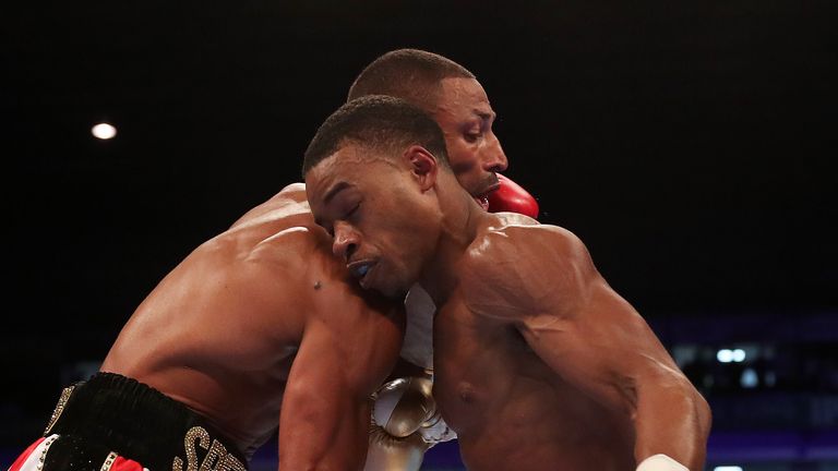 BROOK-SPENCE PROMOTION
BRAMALL LANE,
SHEFFIELD,
PIC;LAWRENCE LUSTIG
IBF WORLD WELTERWEIGHT TITLE
KELL BROOK V ERROL SPENCE