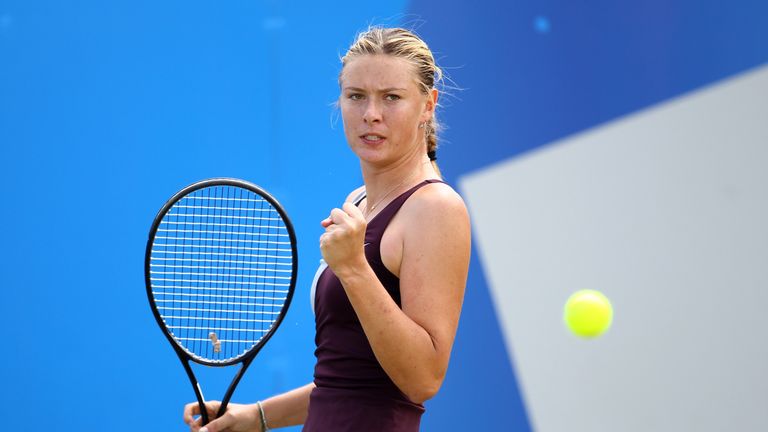Maria Sharapova pictured on her most recent appearance in Birmingham  in 2010 when she was beaten by Li Na in the final