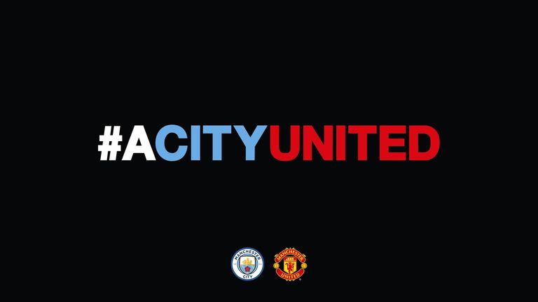 Both clubs adopted this logo as they combined their efforts to support victims of the Manchester attack