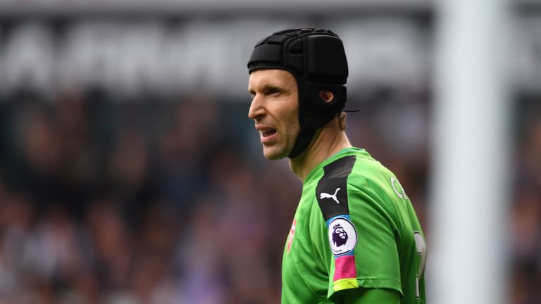 Arsenal goalkeeper Petr Cech was ‘angry and disappointed’ after the 2-0 loss to Tottenham