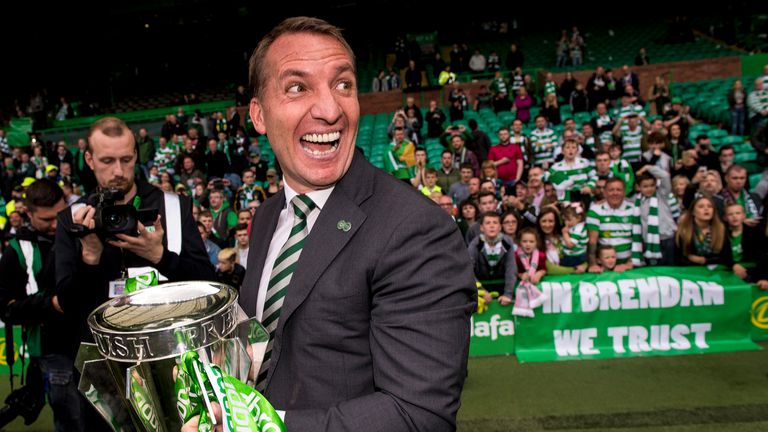 Brendan Rodgers has enjoyed a superb first season at Celtic