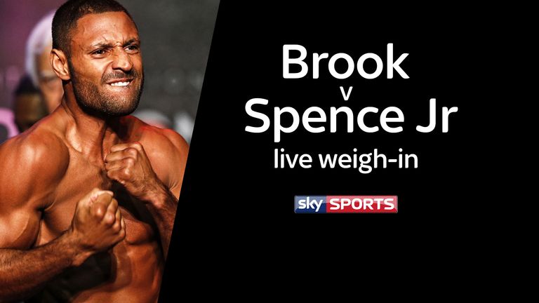 Brook vs Spence weigh-in