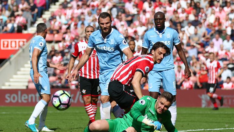 Butland denied several Southampton attempts late in the game
