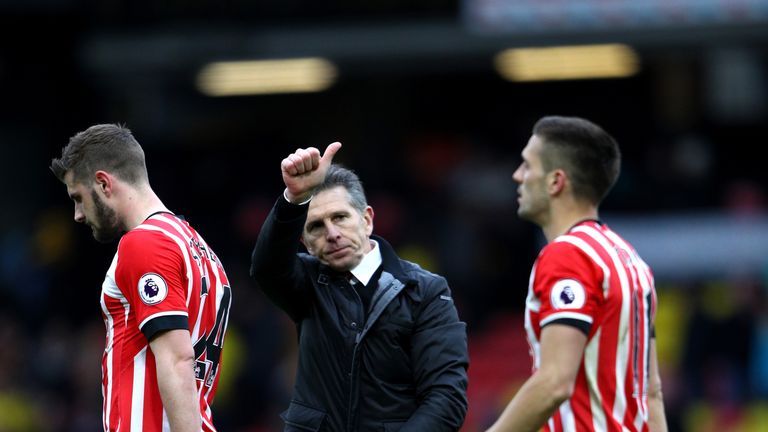Claude Puel wants to continue working on his Southampton "project"