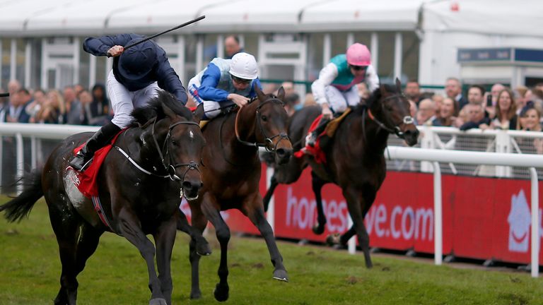 Cliffs of Moher comes out on top in the Dee Stakes from Max Zorin.