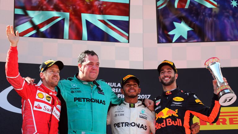 Spanish GP Podium