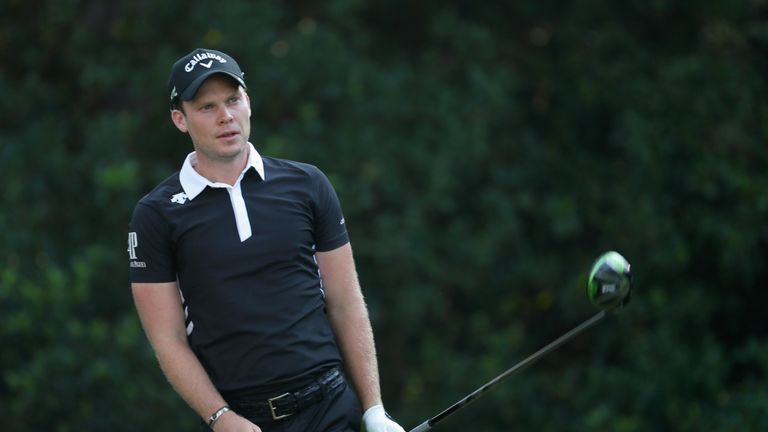 Danny Willett of England plays his shot from the 11th tee during the second round of the THE PLAYERS Championship