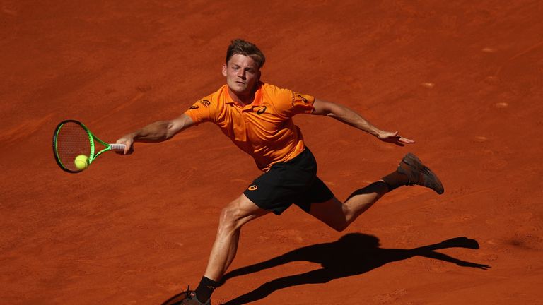 David Goffin eased into the last 16 of the Madrid Open