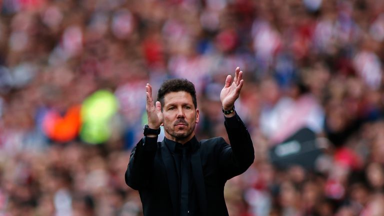 Diego  Simeone has expressed his desire to stay at Atletico Madrid