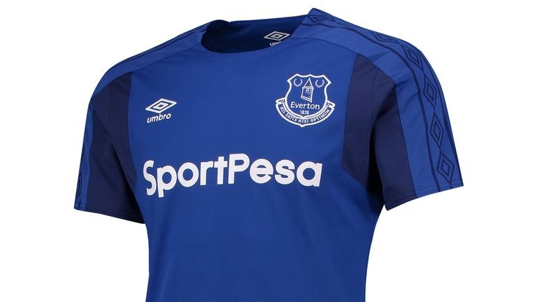 Everton home kit